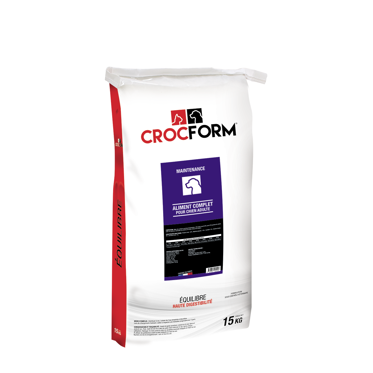ALIMENT CROQUETTES CROCFORM ÉQUILIBRE MAINTENANCE ALIMENT CROQUETTES CROCFORM ÉQUILIBRE MAINTENANCE